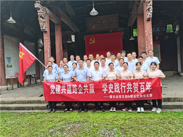 党建共建路企共赢  学史践行共贺百年——缙云tapplay开展党建联谊活动